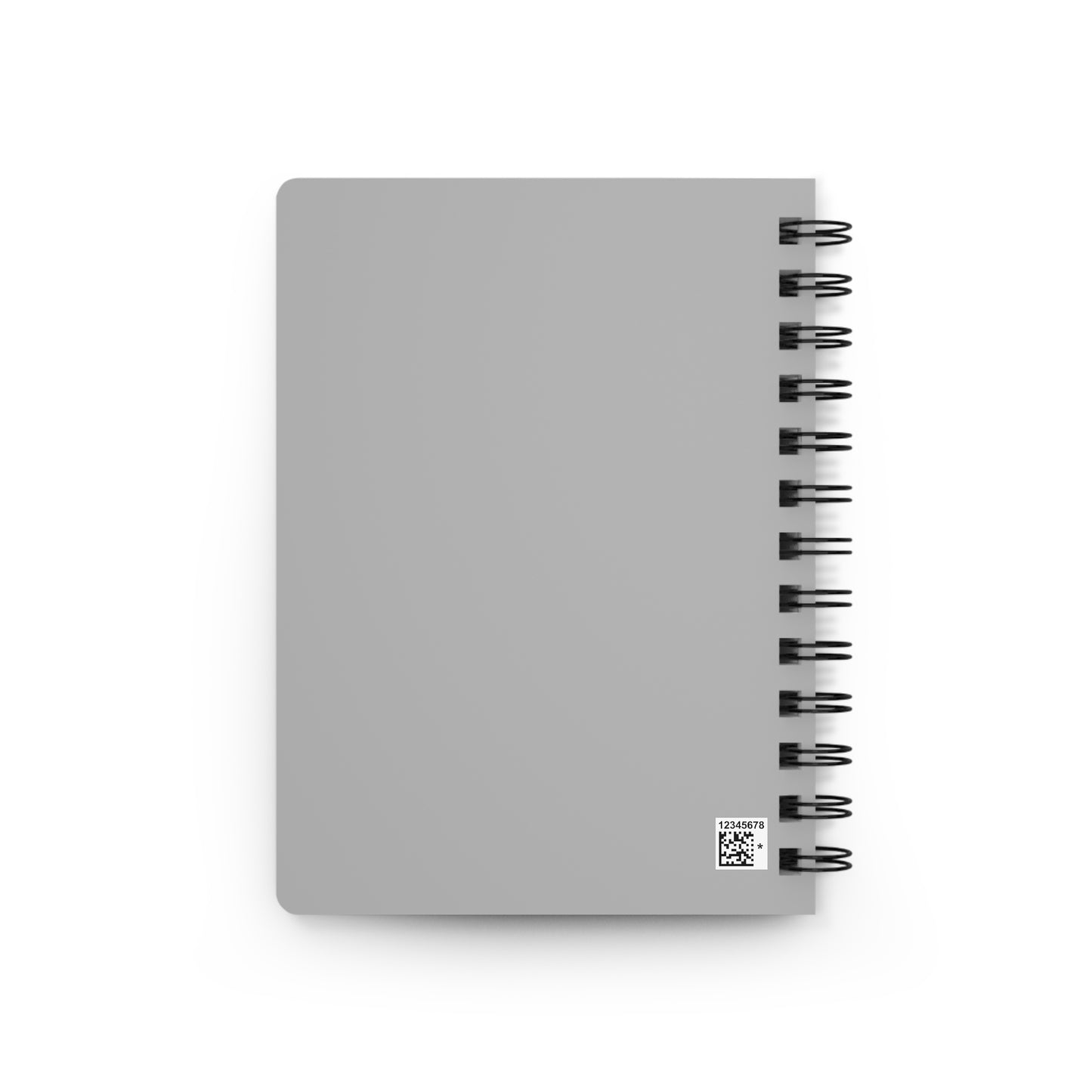 iTsChoCoBu Joyful Spiral Notebook — Gray Journal with Cute Puppy Illustration