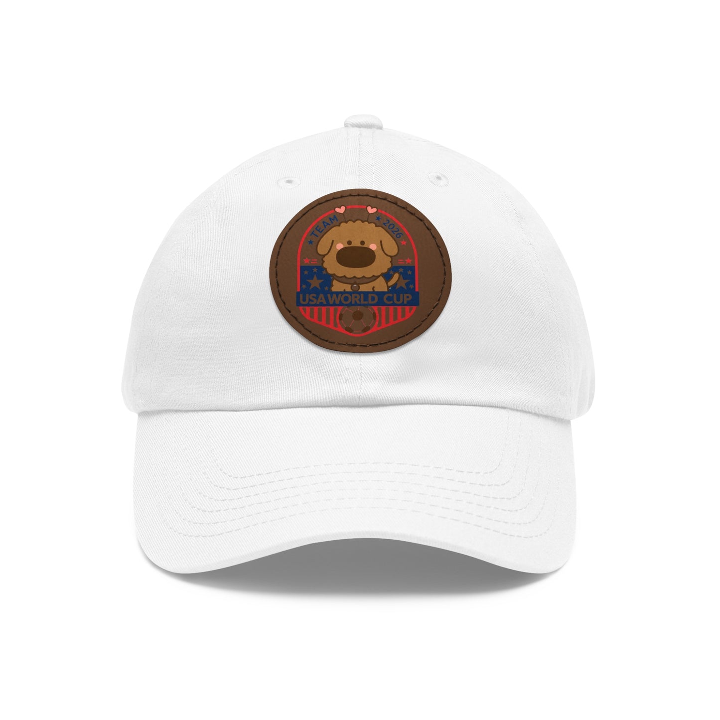 Limited Edition iTsChoCoBu Leather Patch Dad Hat — USA World Cup