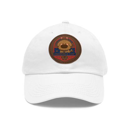 Limited Edition iTsChoCoBu Leather Patch Dad Hat — USA World Cup