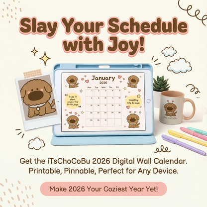 iTsChoCoBu Digital Wall Calendar 2026