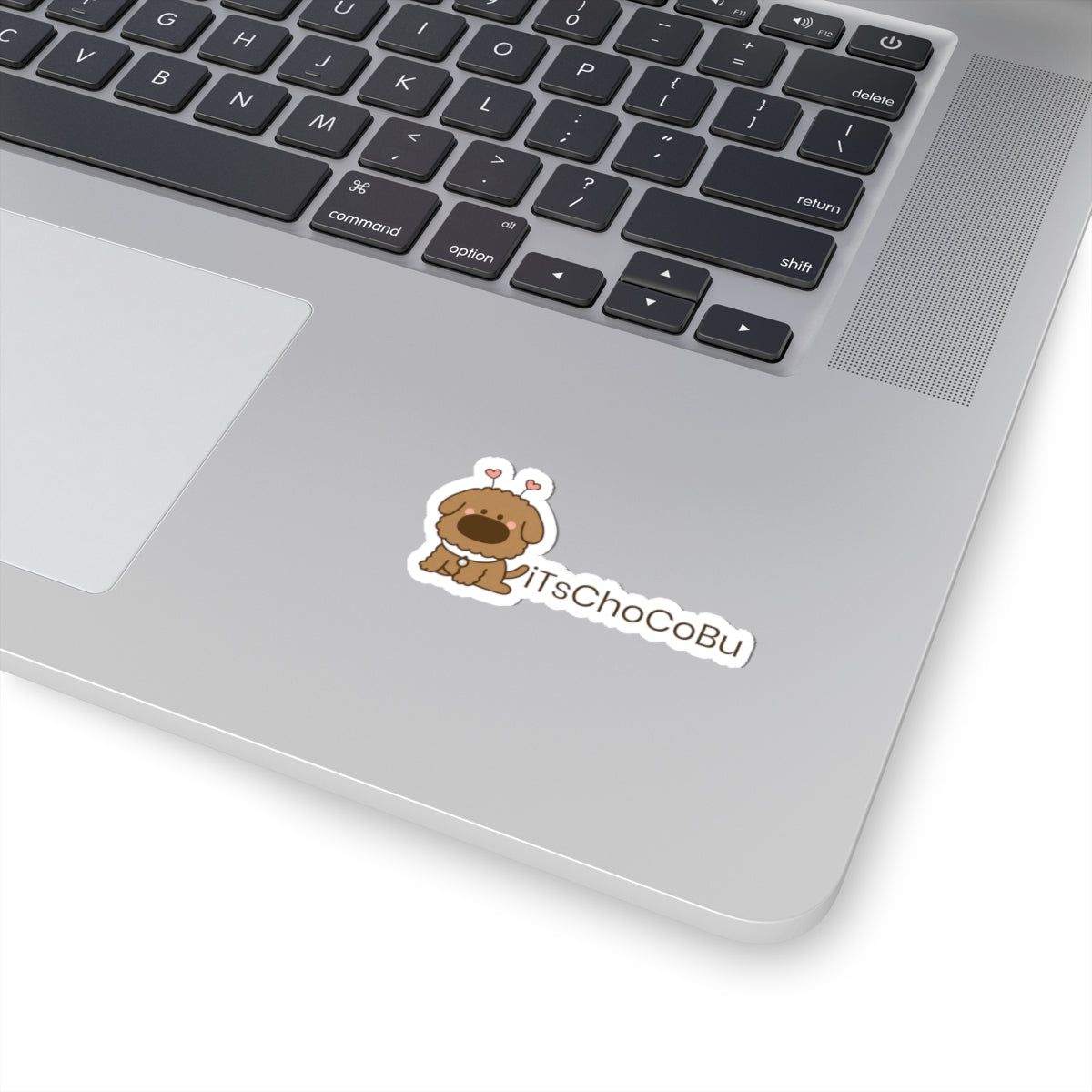 Cute Puppy Sticker — 'iTsChoCoBu' Kiss-Cut Laptop Decal
