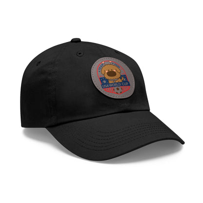 Limited Edition iTsChoCoBu Leather Patch Dad Hat — USA World Cup