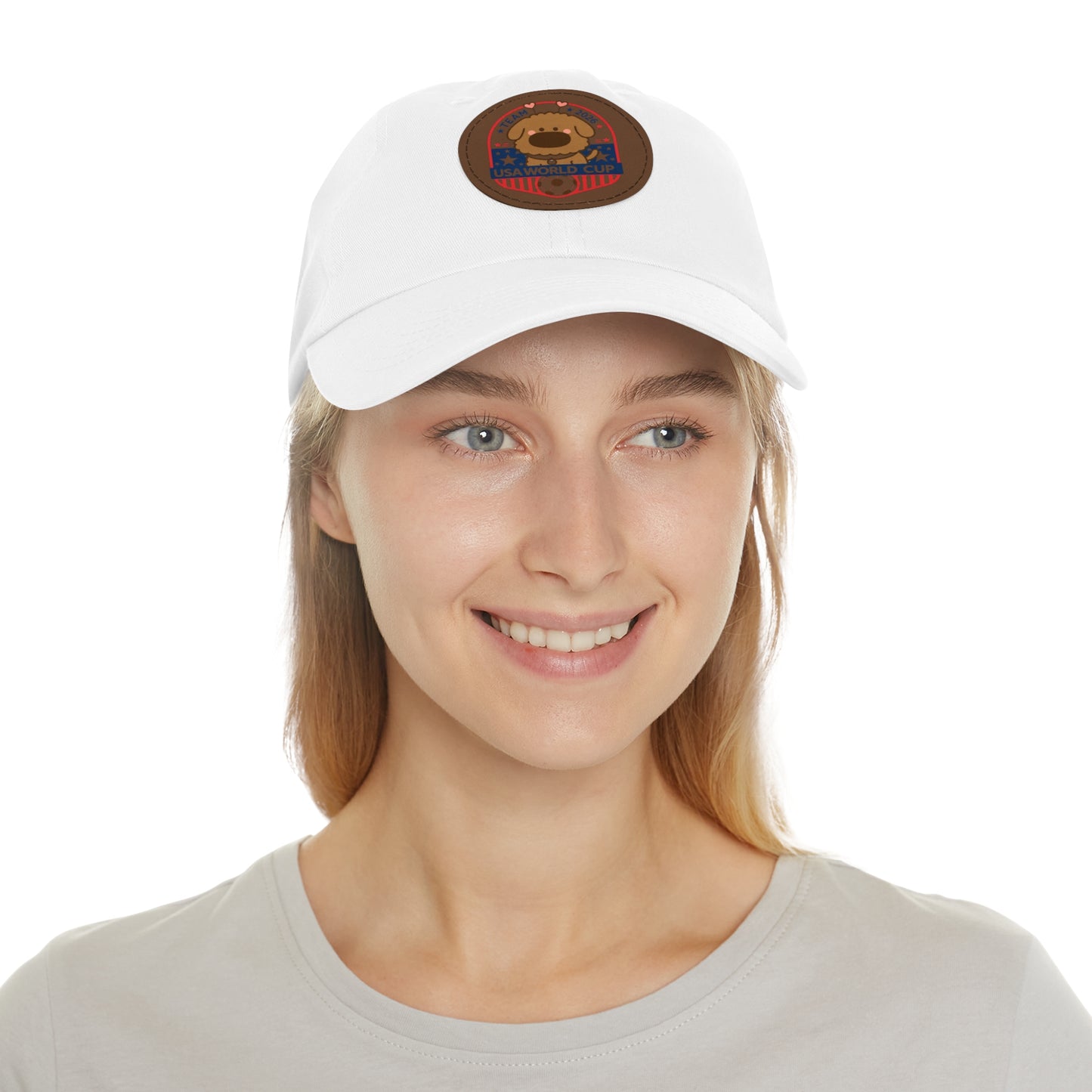 Limited Edition iTsChoCoBu Leather Patch Dad Hat — USA World Cup