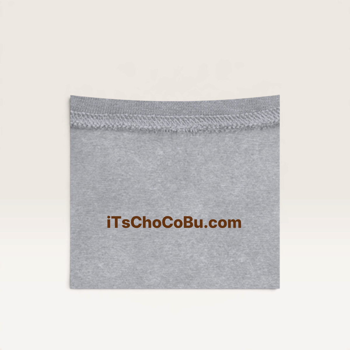 iTsChoCoBu Autumn Basket grey sweatshirt featuring a puppy in an autumn themed basket graphic