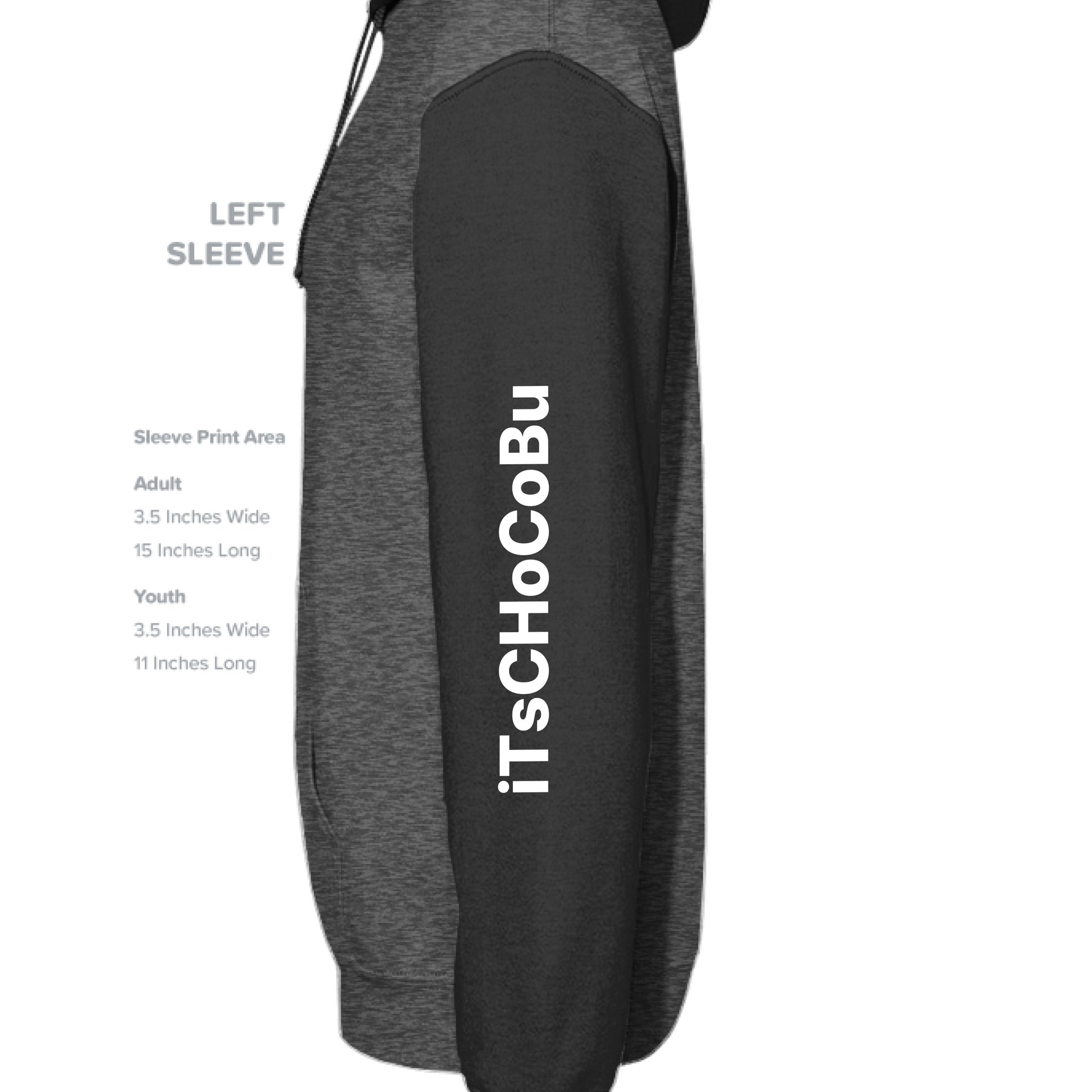 Charcoal Heather/ Black - SLEEVE_LEFT